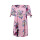 floral print ladies shortsleeve off shoulder chiffon blouses